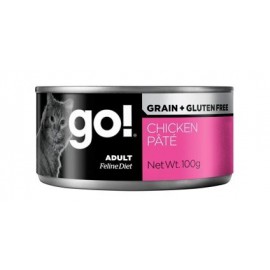 GO! NATURAL Holistic консервы беззерновые с курицей для кошек, паштет, Grain Free Chicken Pate, 100г